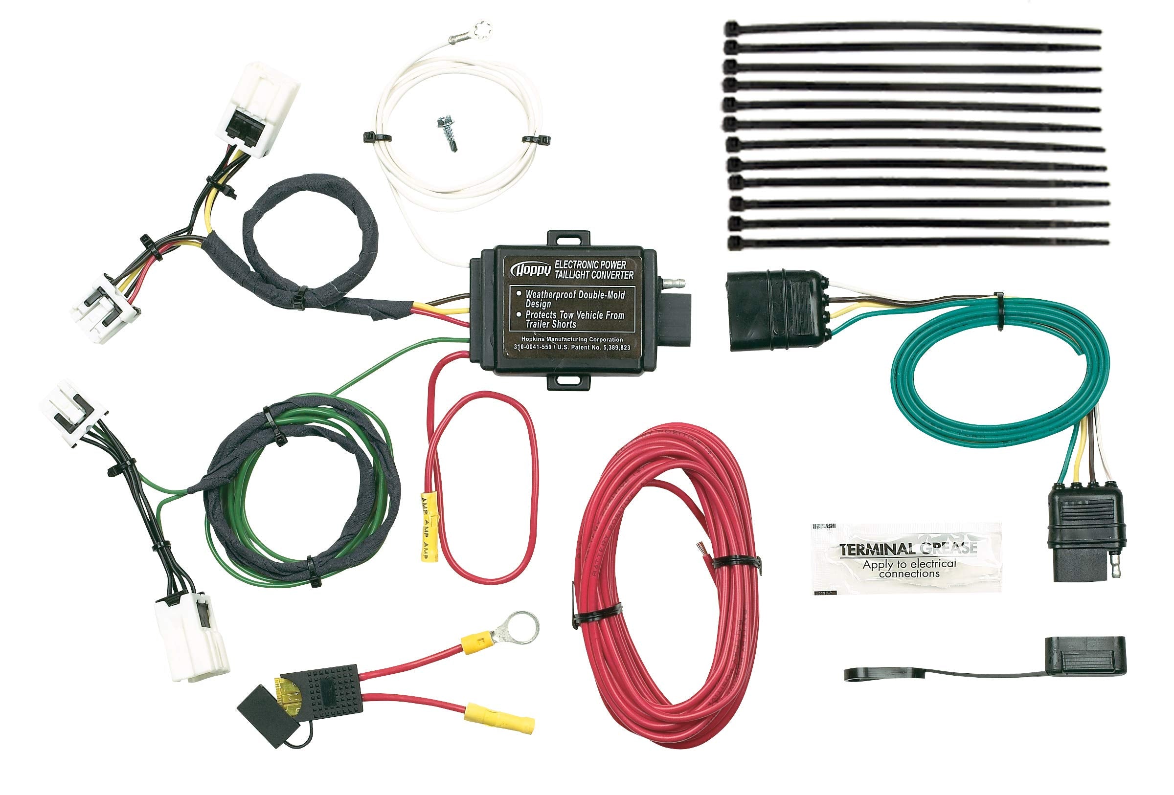 Plug-In Hopkins Towing Solutions 43605 Vehicle to Trailer Wiring Kit Simple