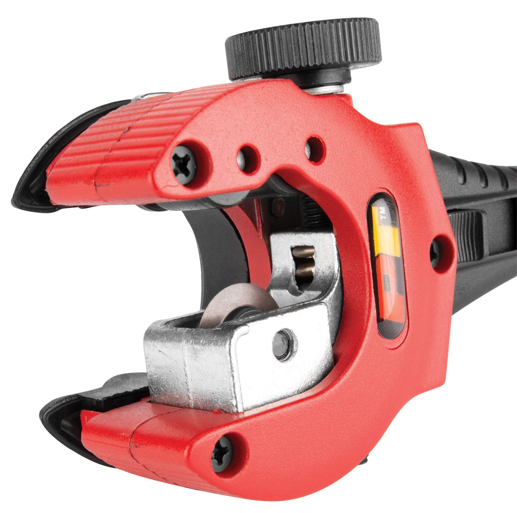 Quick Release Performance Tool W705 Ratcheting Pipe Cutter for 1/4-Inch-1-1/8-Inch Pipe/Tubing with Compact Design and Adjustable Cutter Wheel