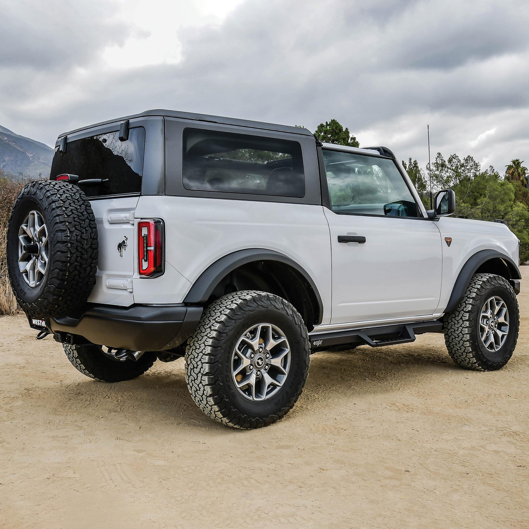 Nerf Step Bars Westin Automotive 56-14185 Fits Ford Bronco - Steel, Black