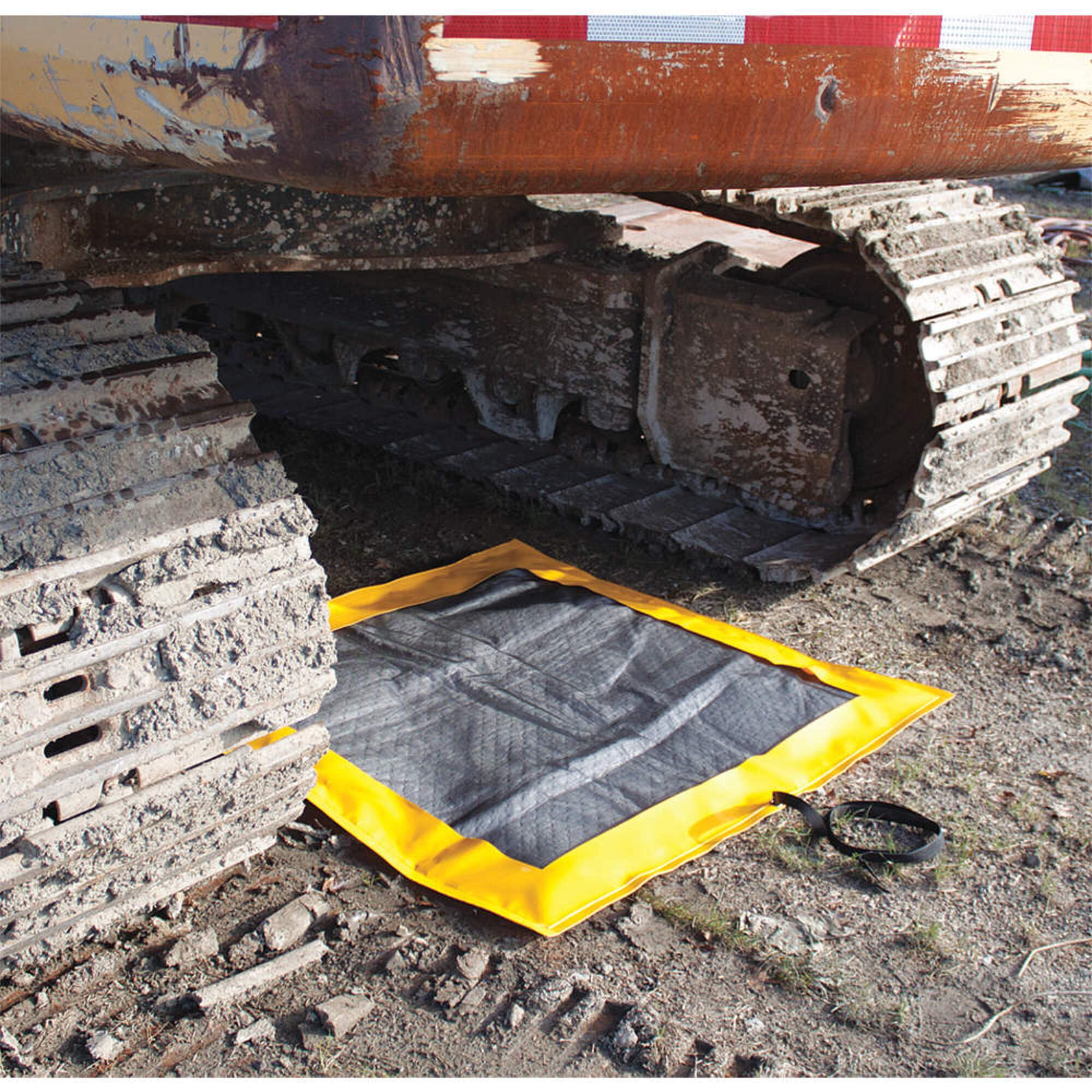 Justrite/Eagle Mfg - T8361 - Drip Pad, Fluids Absorbed Fuels, Hydrocarbons, Spill Capacity, gal. 10 gal