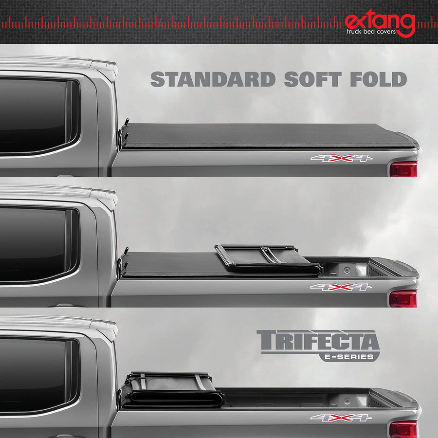 Extang RealTruck Trifecta e-Series Soft Folding Truck Bed Tonneau Cover | 77735 | Fits 2022 - 2025 Ford Maverick 4' 6" Bed (54.4")