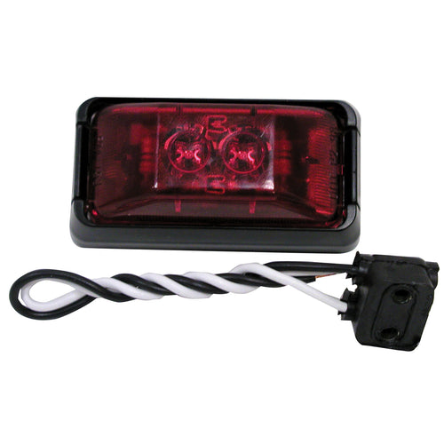 PIRANHA RED LED Clearance/Side Marker Light Kit PETERSON MFG Peterson V153KR