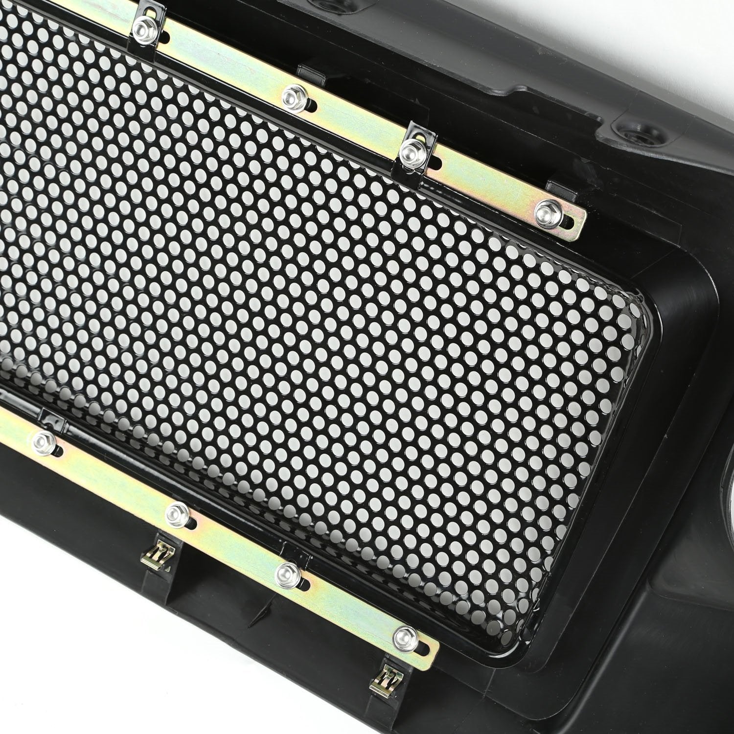 Spartan Grille, Satin Black | Rugged Ridge | 12034.01 | Fits 2007-2018 Jeep Wrangler JK