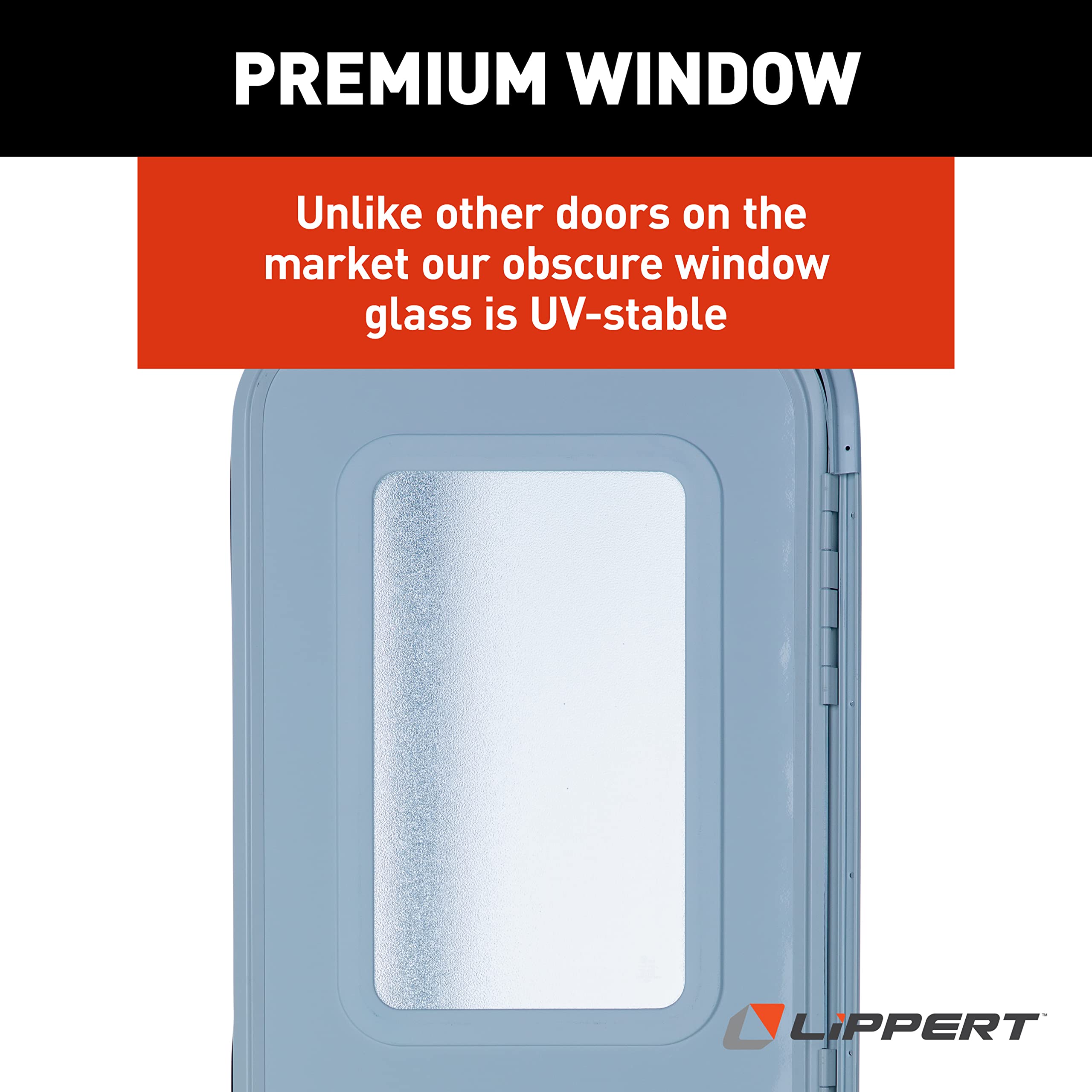 RV Radius Entry Door with Right Hinge and Screen Door