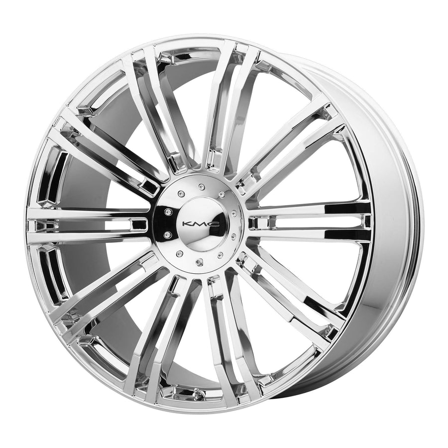 D2 KMX Wheels Wheel with Chrome Finish (22x9.5"/6x5.5")