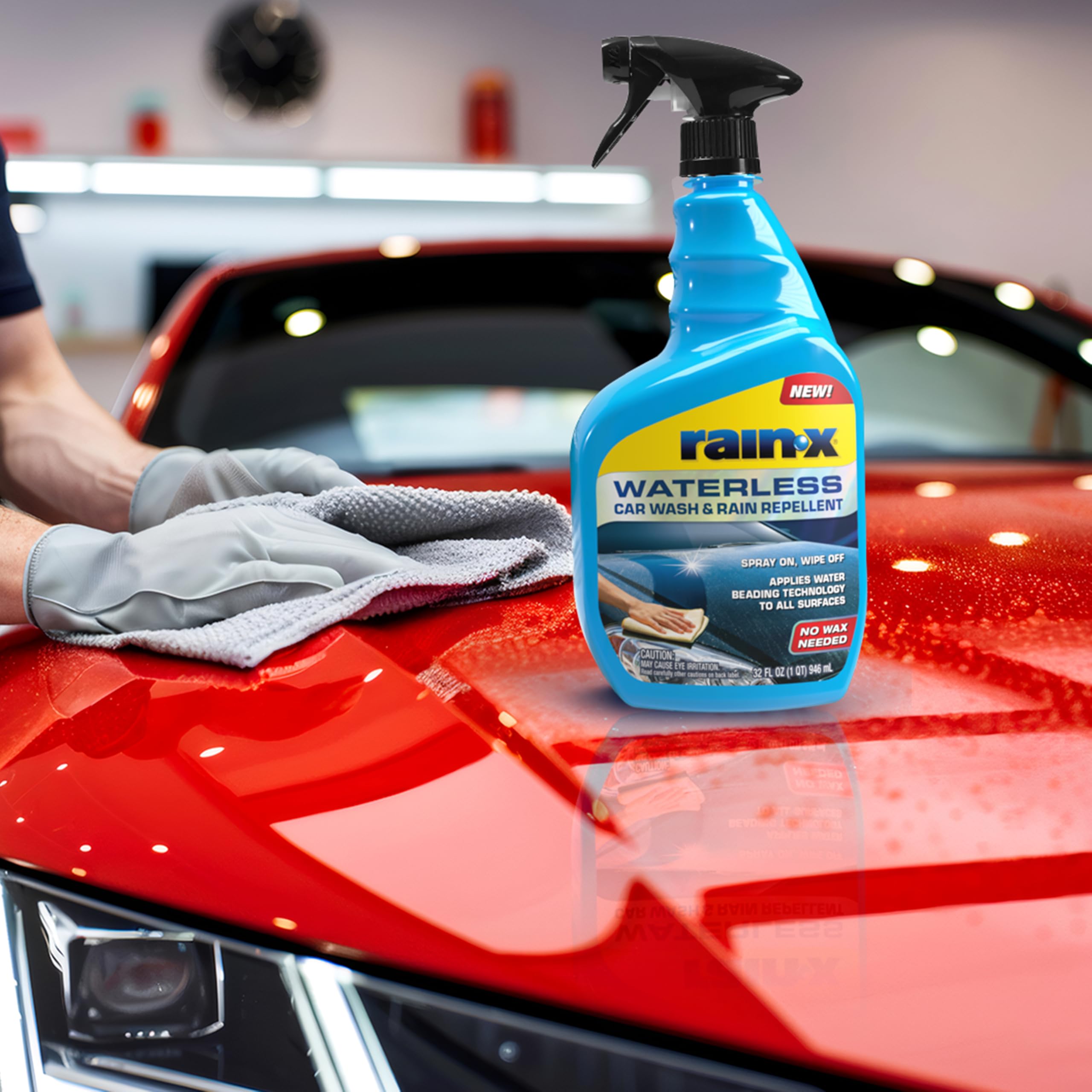 Rain-X Waterless Car Wash and 620100 Rain Repellent, 32 fl. oz.