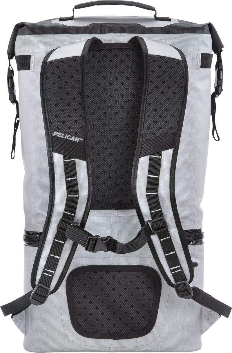 Dayventure Pelican Backpack Soft Cooler (Light Grey) | Water-Resistant, Tear-Proof Outer Shell | Padded Shoulder Straps