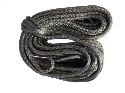 TrailFX 40 Foot Synthetic Winch Cable x 15/64 Inch 4500 lb Capacity Replacement Rope for Winches up to 10000 lbs WA029