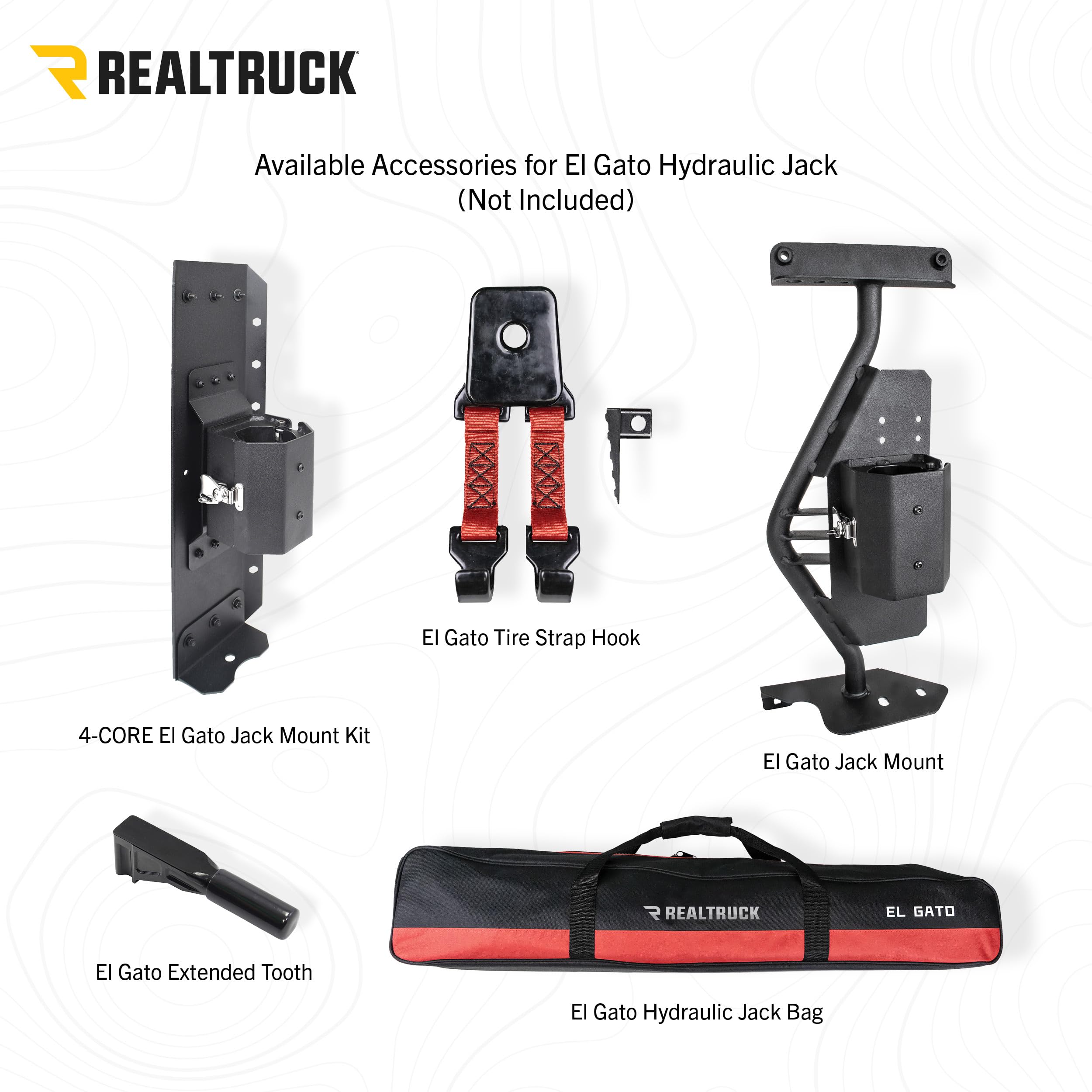 Go Rhino El Gato XG-RJ50010B Hydraulic High-Lift Recovery Jack, Black