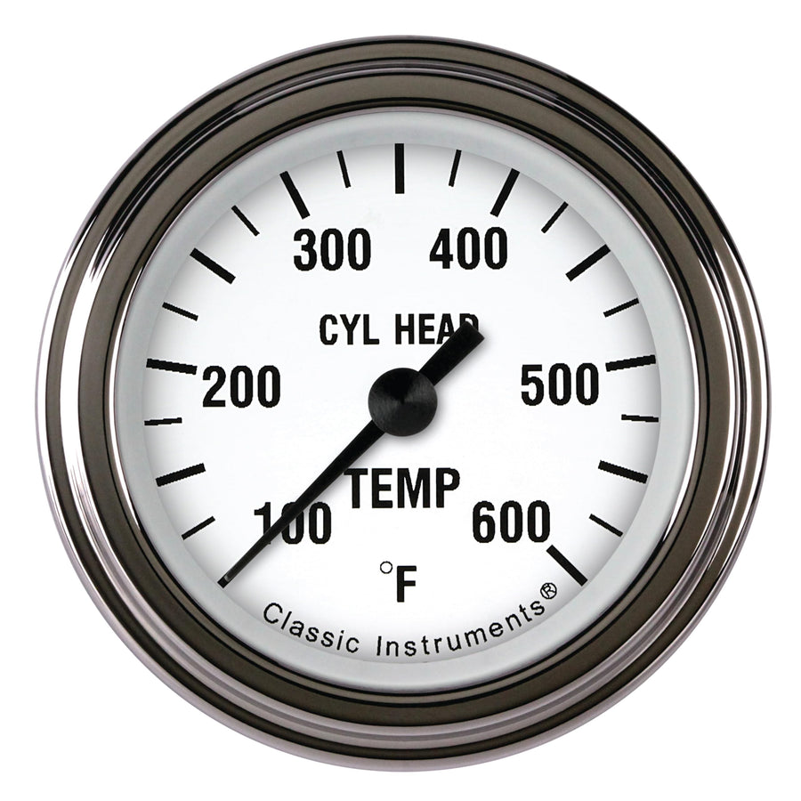 White Hot Classic Instruments 2-1/8" Cylinder Head Temperature Gauge WH197SLF