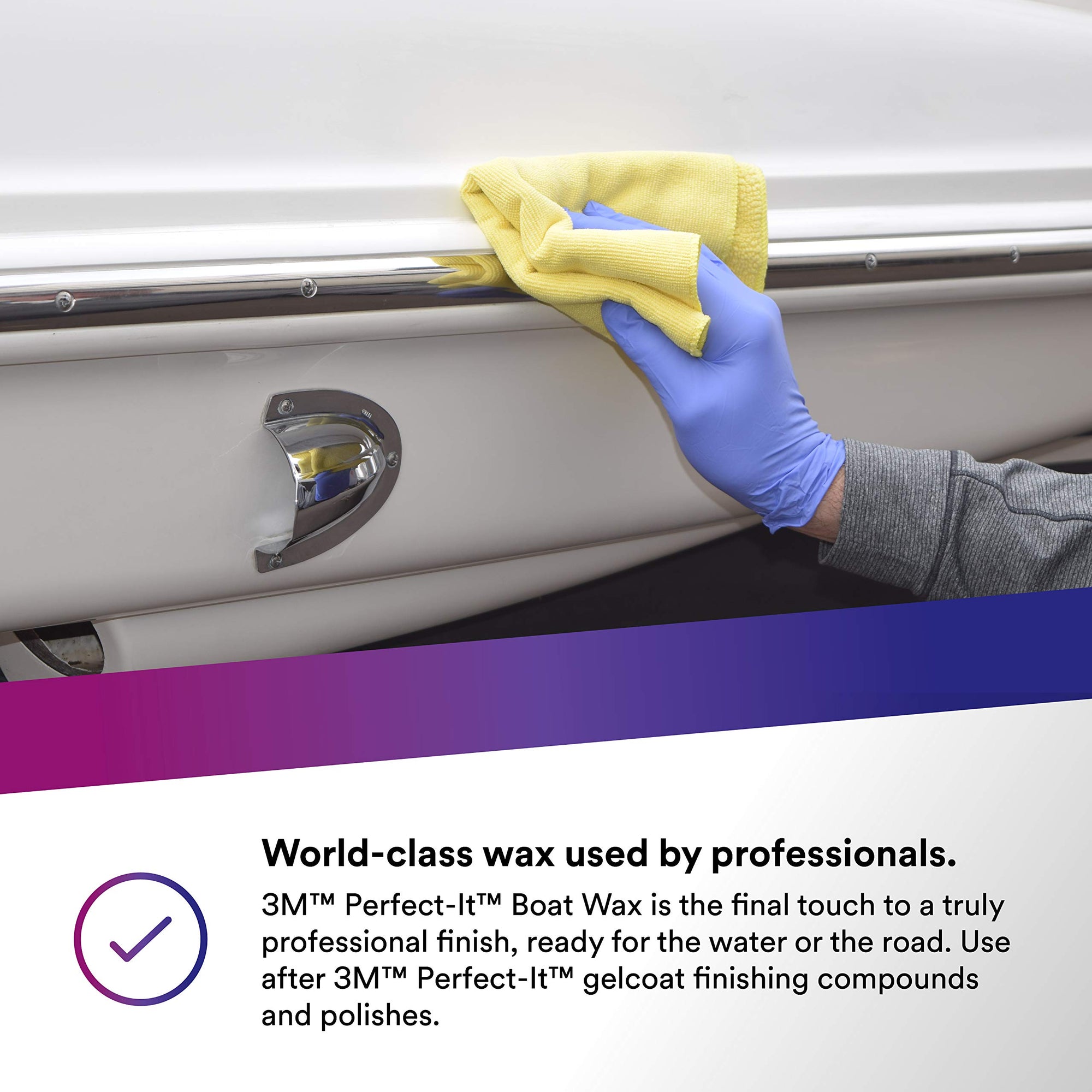 3M Boat Wax Perfect-It, 36113, 1 Quart, Contains Carnauba Wax, Protects against Weather and Oxidation, For Boats and RVs