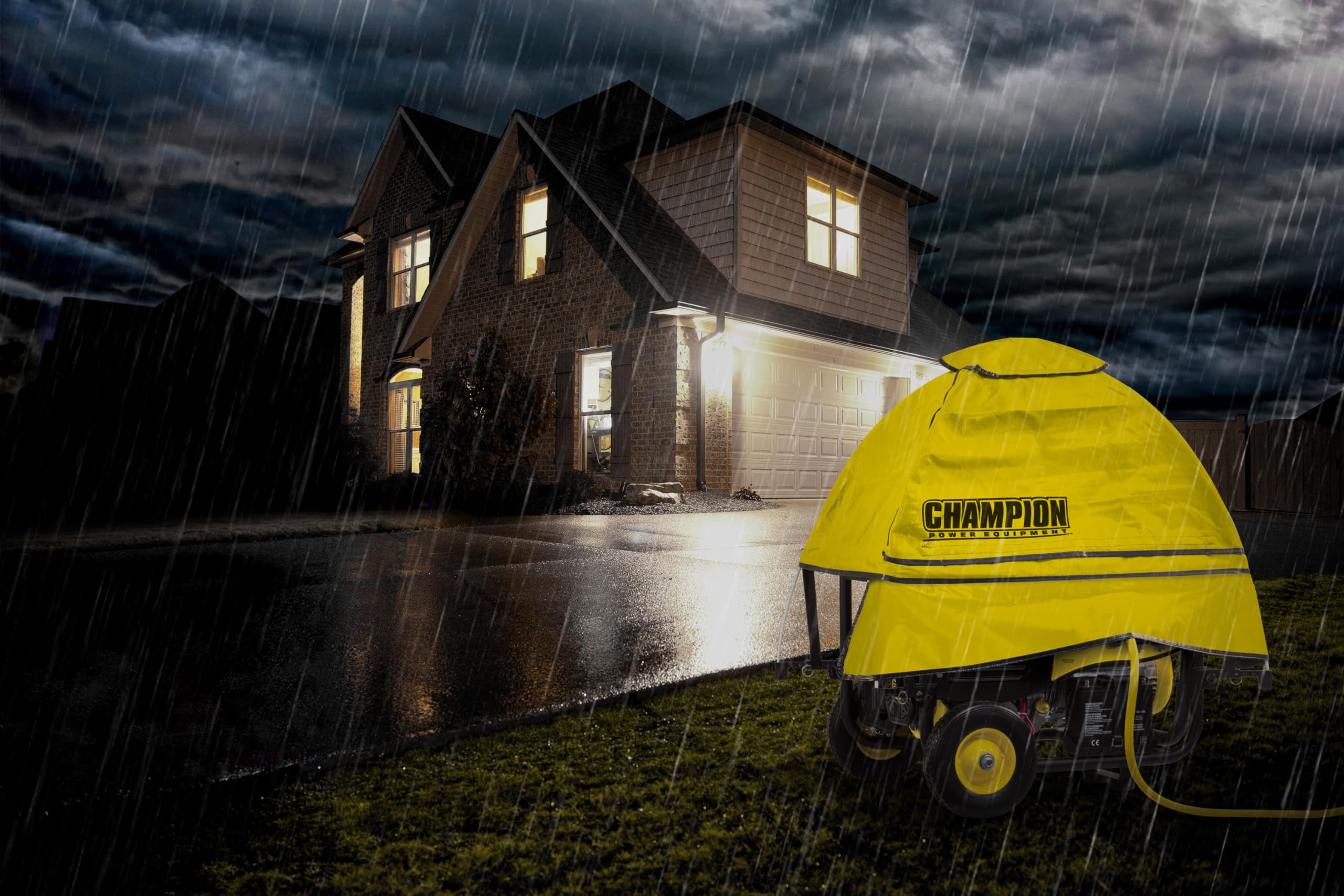 Champion Power Equipment 100376 Severe Weather Storm Shield Portable Generator Cover by GenTent for 4000 to 12,500-Starting Watt Generators