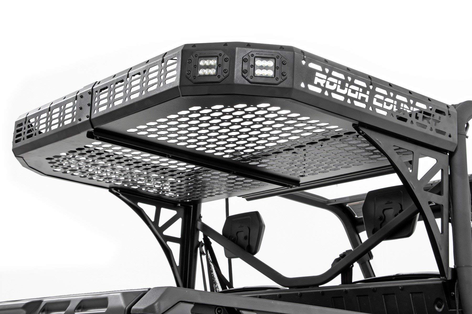 Rough Country Cargo Rack Rear for Can-Am Defender (2017-2025) - Bolt-on Over-Bed Storage