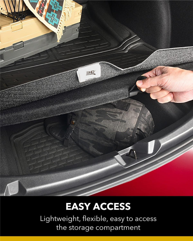 Kagu Cargo Liner 3D MAXpider Custom Fit (Black) Compatible with Toyota Sienna 2021-2026