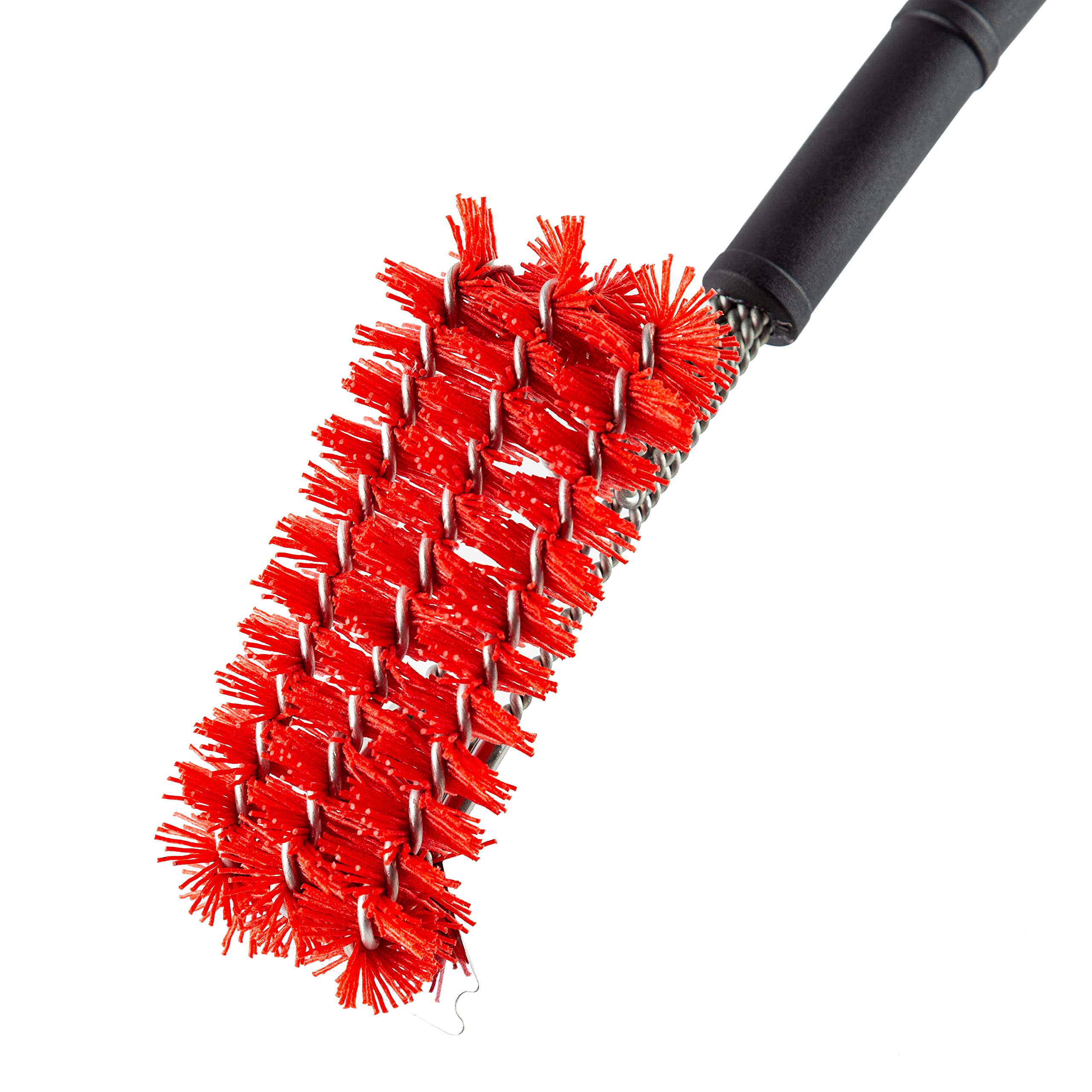 18" Dyna Glo Grill Brush w. Nylon Bristles and Stainless Steel Scraper