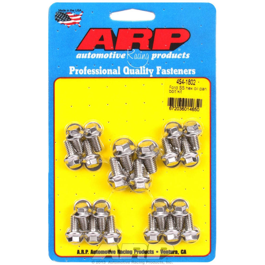 ARP Stainless 4541802 300 Hex Oil Pan Bolt Kit