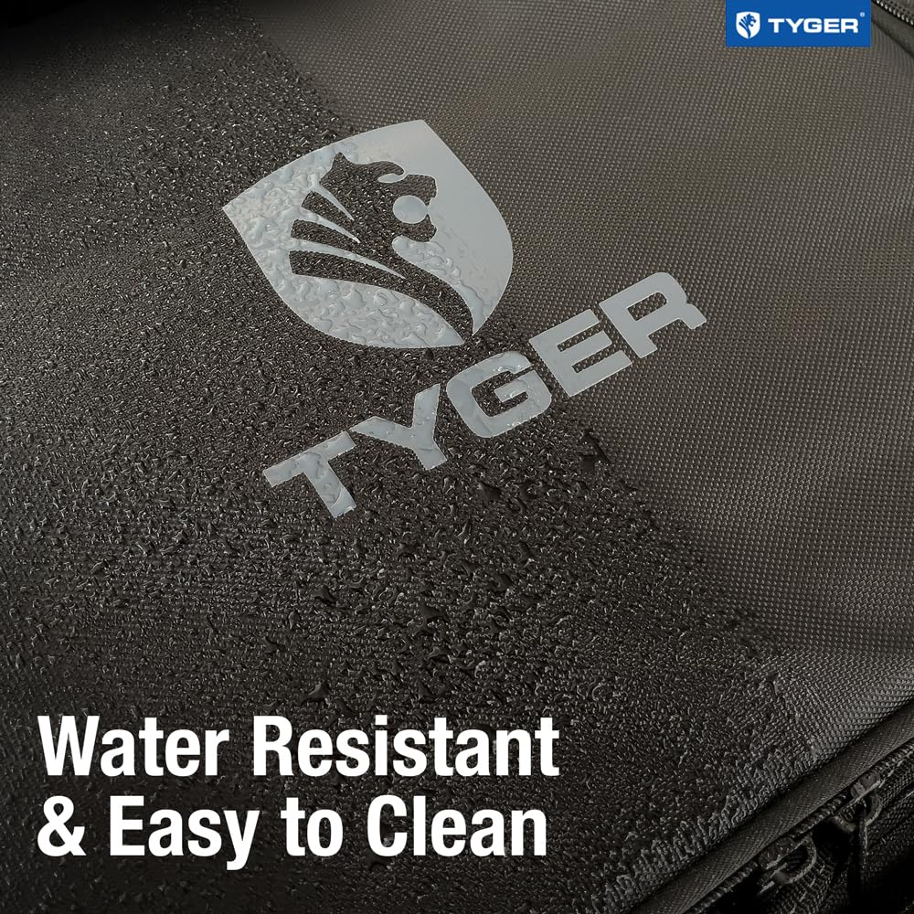 TYGER Cargo Rear Underseat Storage Bag Organizer Small Size 5.5 Gallons Compatible with Ford, Chevy, Ram and Toyota Crew Cab Full Size Pickup Trucks | TG-CB3U1218