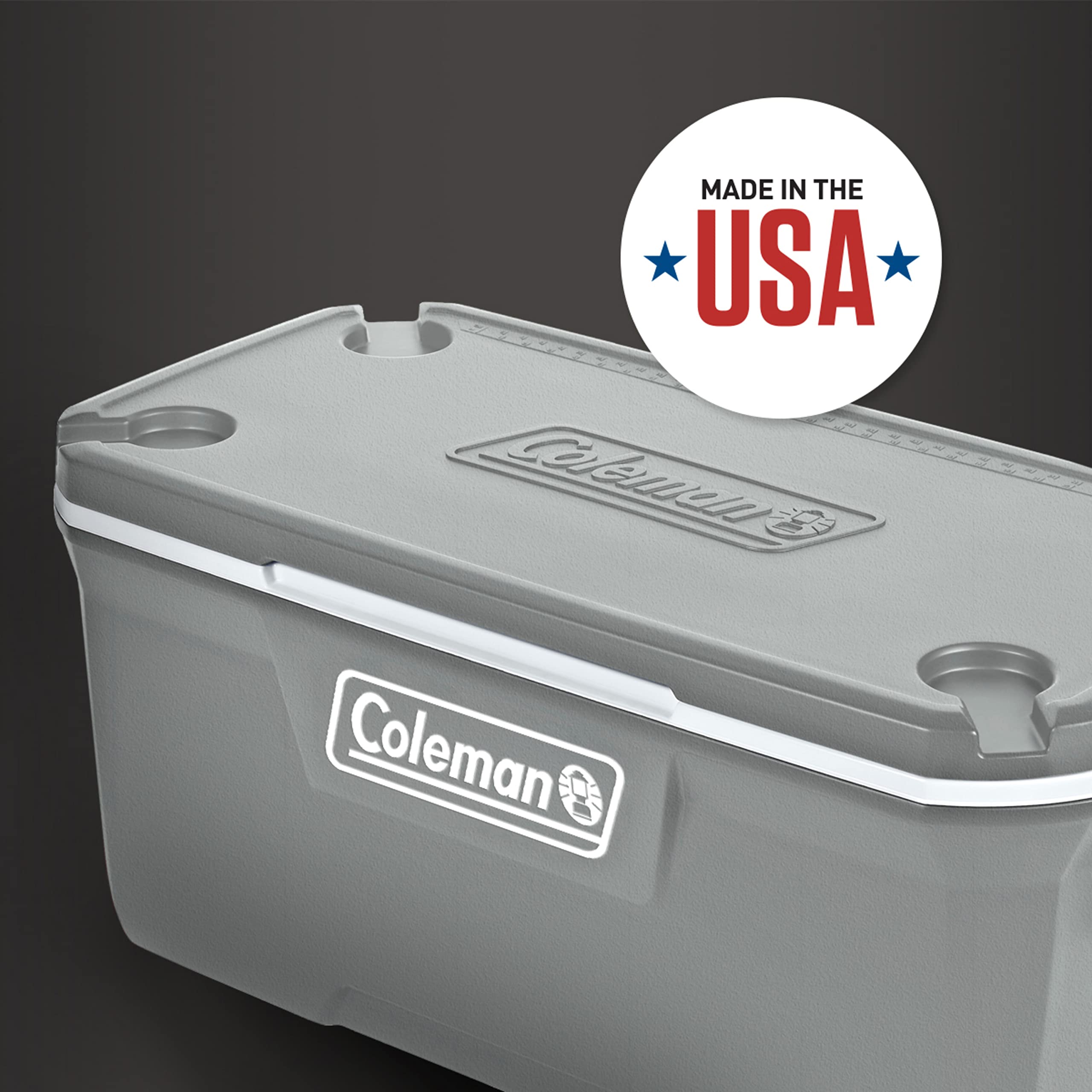 Coleman Insulated Classic Series Portable Cooler, Leak-Resistant Outdoor Hard Cooler Keeps Ice up to 5 Days, 52/70/120/150 Quart