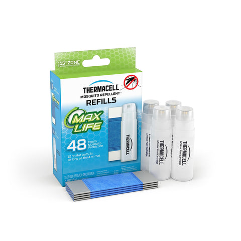 Mosquito Repellent Thermacell Refills; Compatible with Any Fuel-Powered Repeller Thermacell; Highly Effective, Long Lasting, No Spray, No Scent, No Mess; 15 Foot Zone of Protection Mosquito