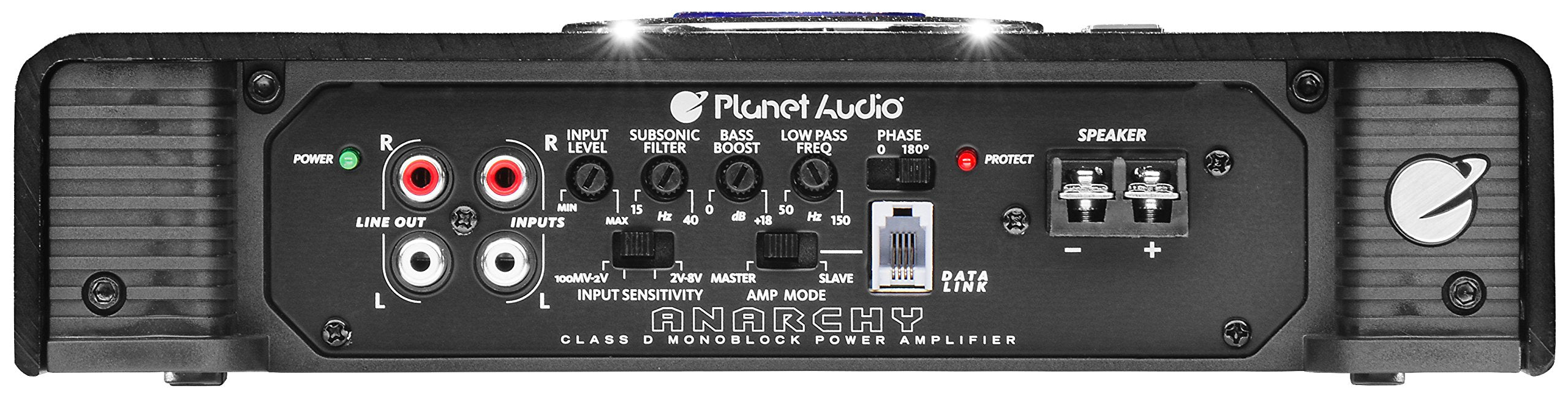 Planet Audio Class D AC3000.1D Monoblock Car Amplifier - 3000 High Output, 1 Ohm, Low Level Inputs, Low Pass Crossover, Hook Up to Subwoofer for Bass