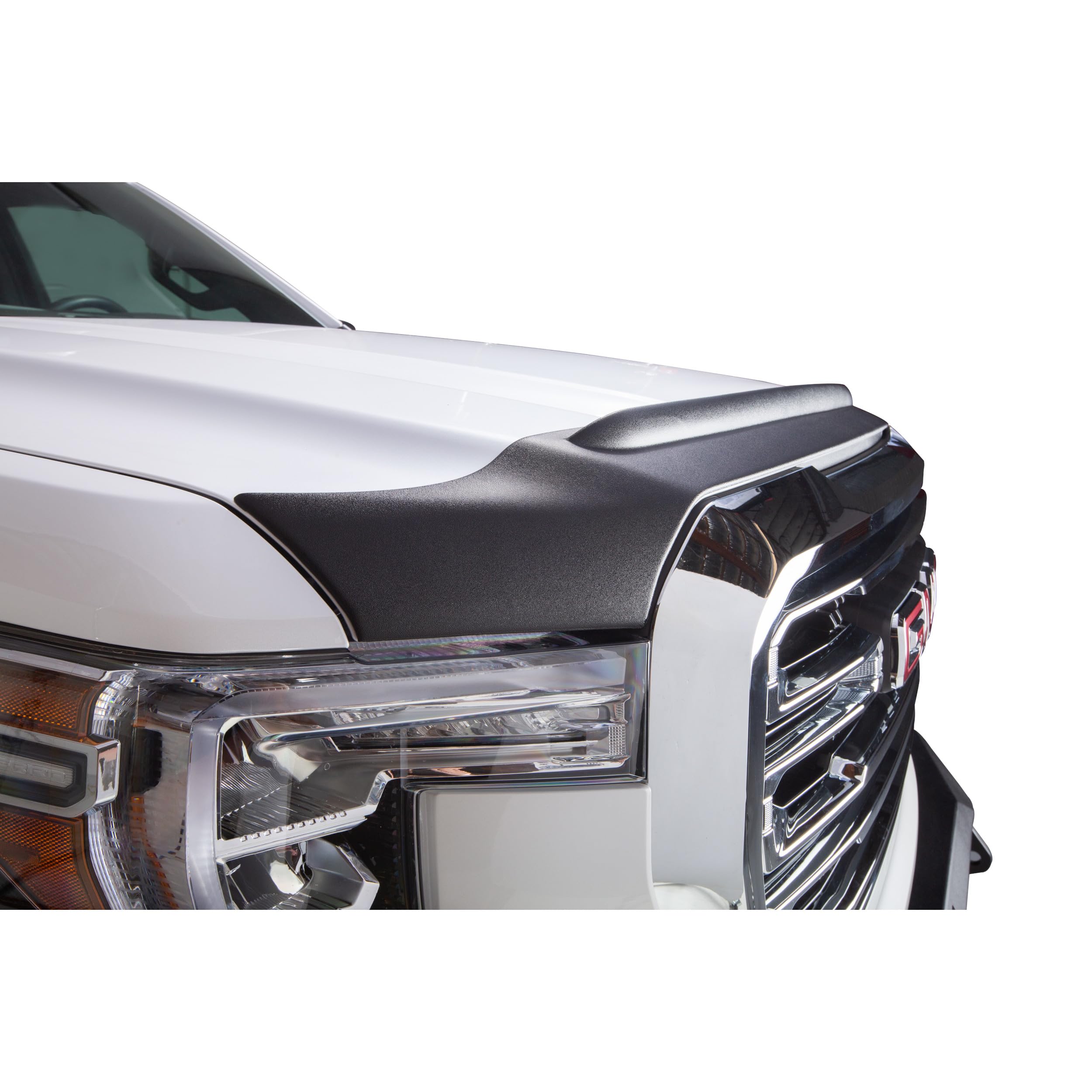 Aeroskin II Hood Protector Husky Liners | Fits 2015-2018 GMC Sierra 2500 HD, 3500 HD (Excludes Induction System Hood) | Low Profile Deflector/Bug Shield - 1 pc., Textured Black | 2830085