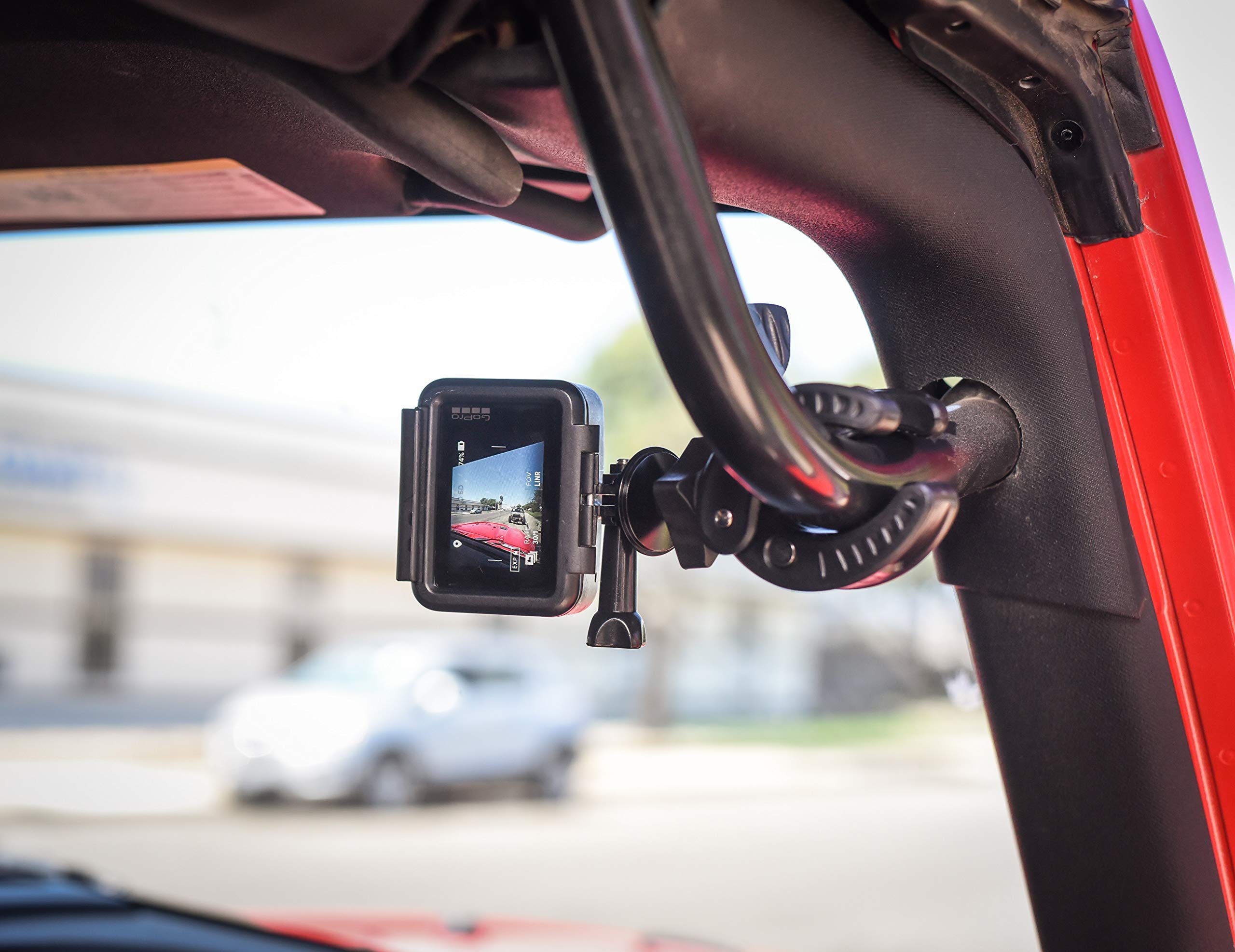 Mob Armor Accessory Kit Action Camera - Complete Bundle with Adjustable Claw Grip, Magnetic Holders, Steel Mounting Plates, and Travel-Friendly Nylon Case for On-The-Go Filming