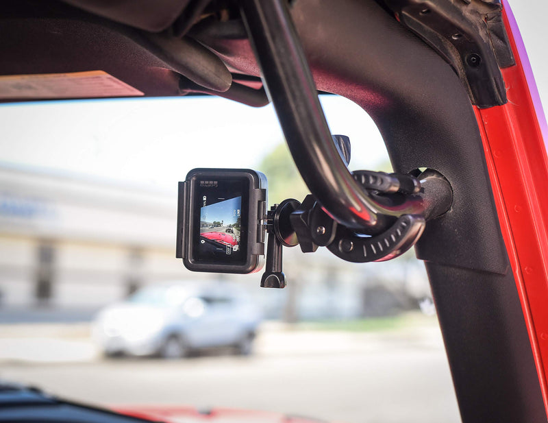 Mob Armor Accessory Kit Action Camera - Complete Bundle with Adjustable Claw Grip, Magnetic Holders, Steel Mounting Plates, and Travel-Friendly Nylon Case for On-The-Go Filming