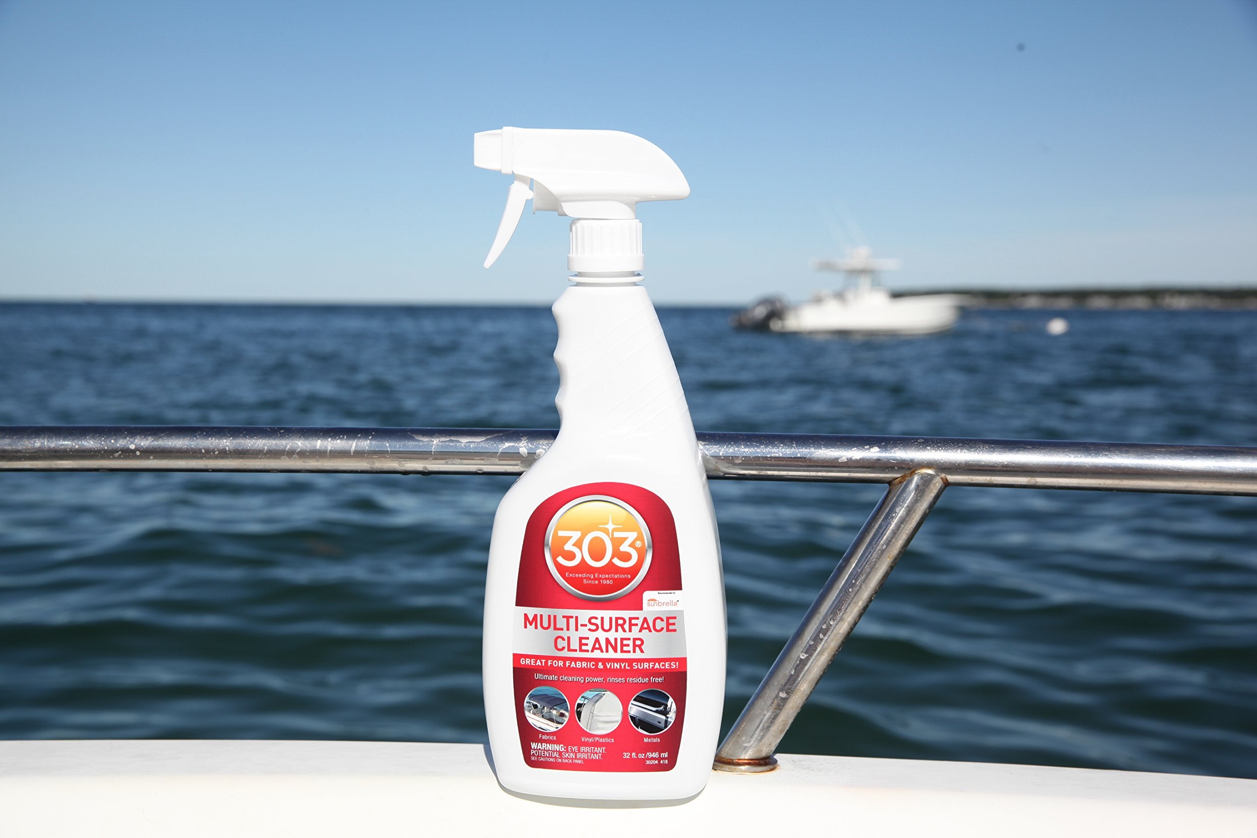 303 Multi-Surface Cleaner - Cleans Safely All Water Safe Surfaces - Ultimate Cleaning Power - Rinses Residue Free - Recommended By Sunbrella, 32 fl. oz. (30204)