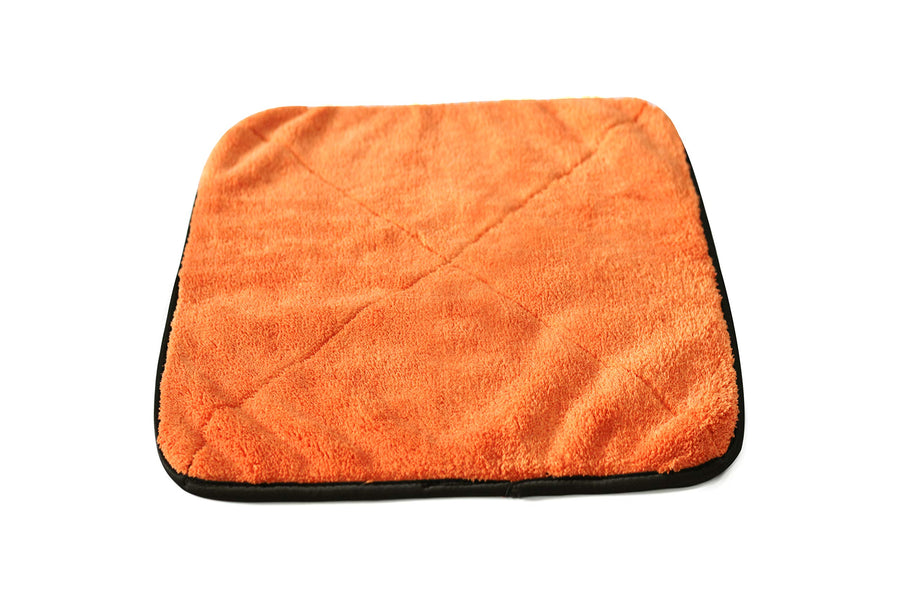 Ultimate Maxshine 16" x 16" Crazy Orange Microfiber Towel (1000GSM) – Ultra-Plush, High-Absorbency Drying Cloth – Scratch-Free for Car Detailing, Cleaning & Polishing