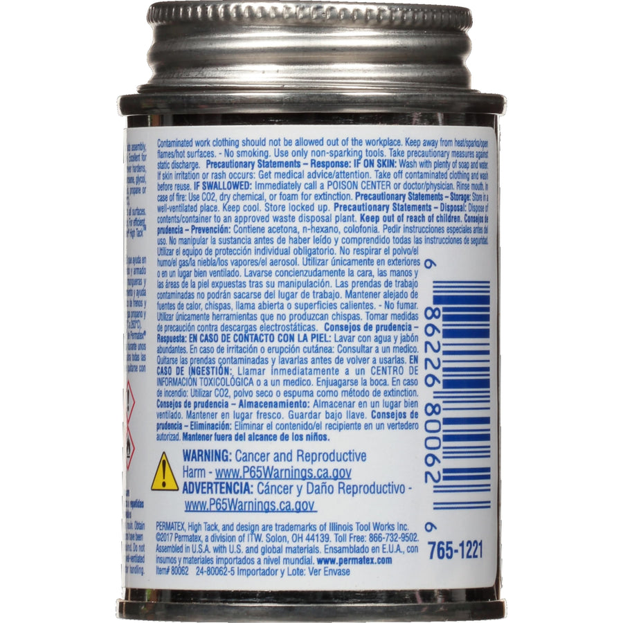 80062 Permatex High Tack Gasket Sealant, 4 oz.