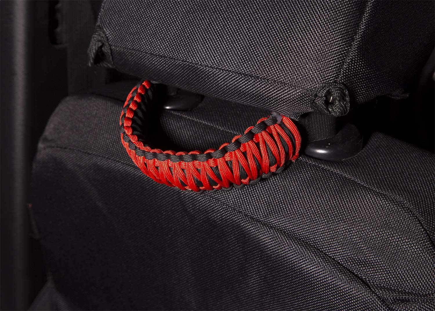 Rugged Ridge Grab Handles for Wrangler/Gladiator Jeep | Paracord, Seat Mounted | 13305.81 | Fits 2007-2025 Jeep JK/JL; 2020-2025 Jeep JT Gladiator
