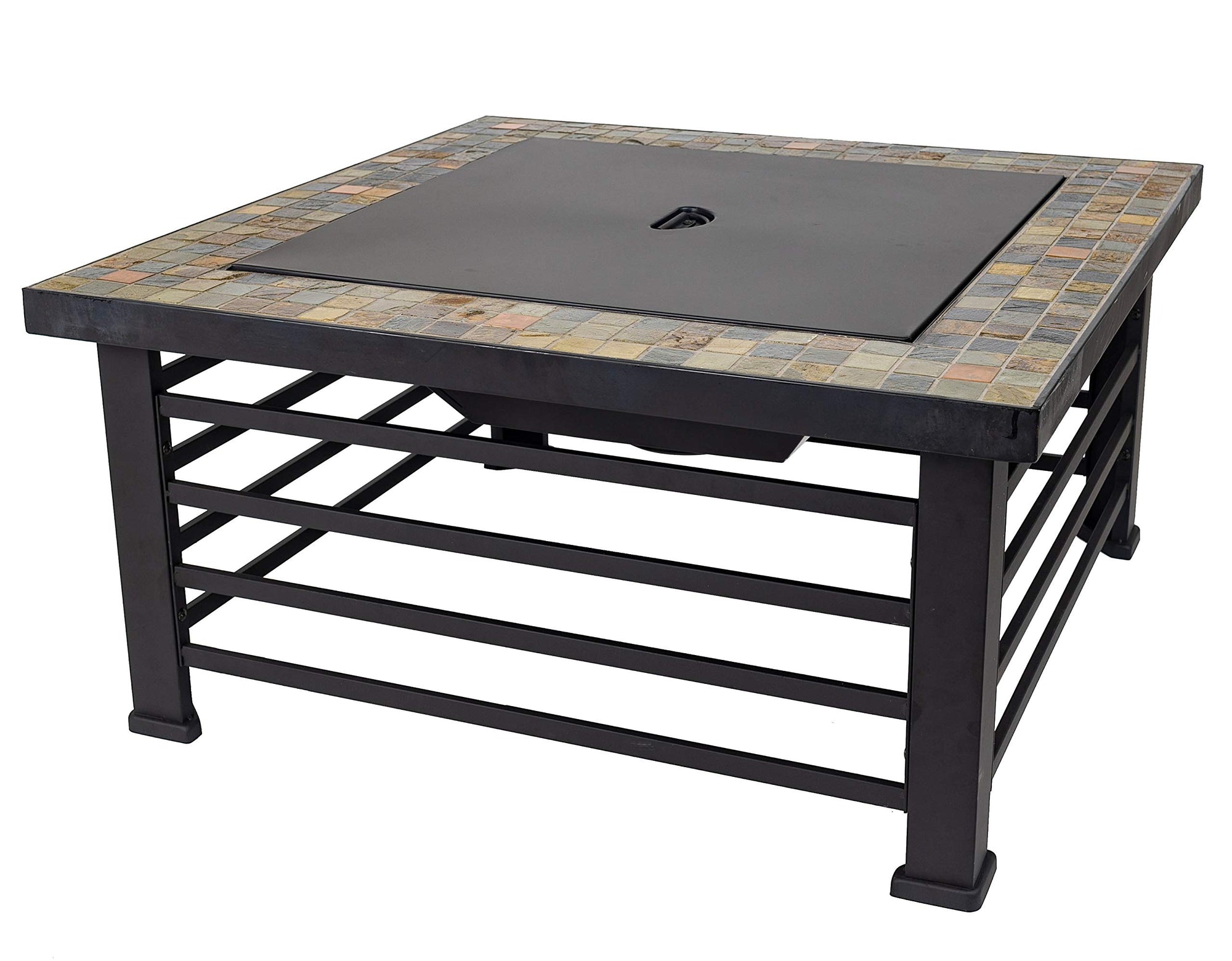 Slate Top Cascade Fire Pit