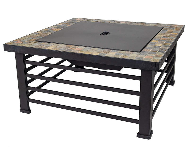 Slate Top Cascade Fire Pit