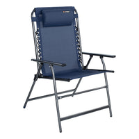 Bungee Deck Chair All-Weather with Adjustable Headrest