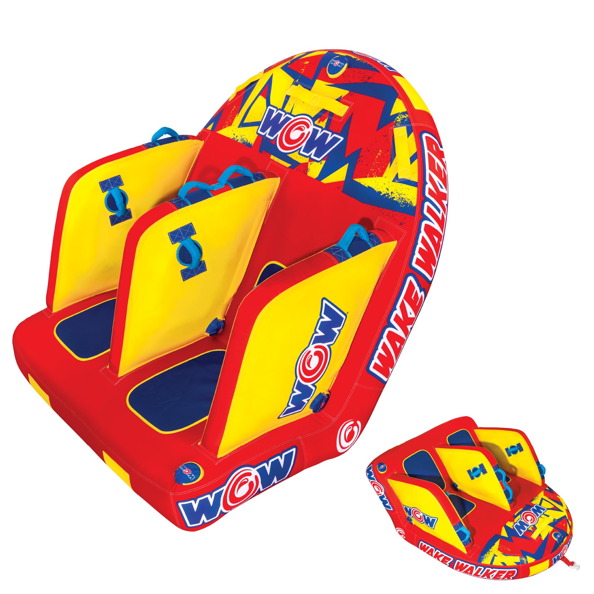 Wake Walker WOW Sports Towable Tube for Boating - 2 Person Towable - Durable Tubes for Boating
