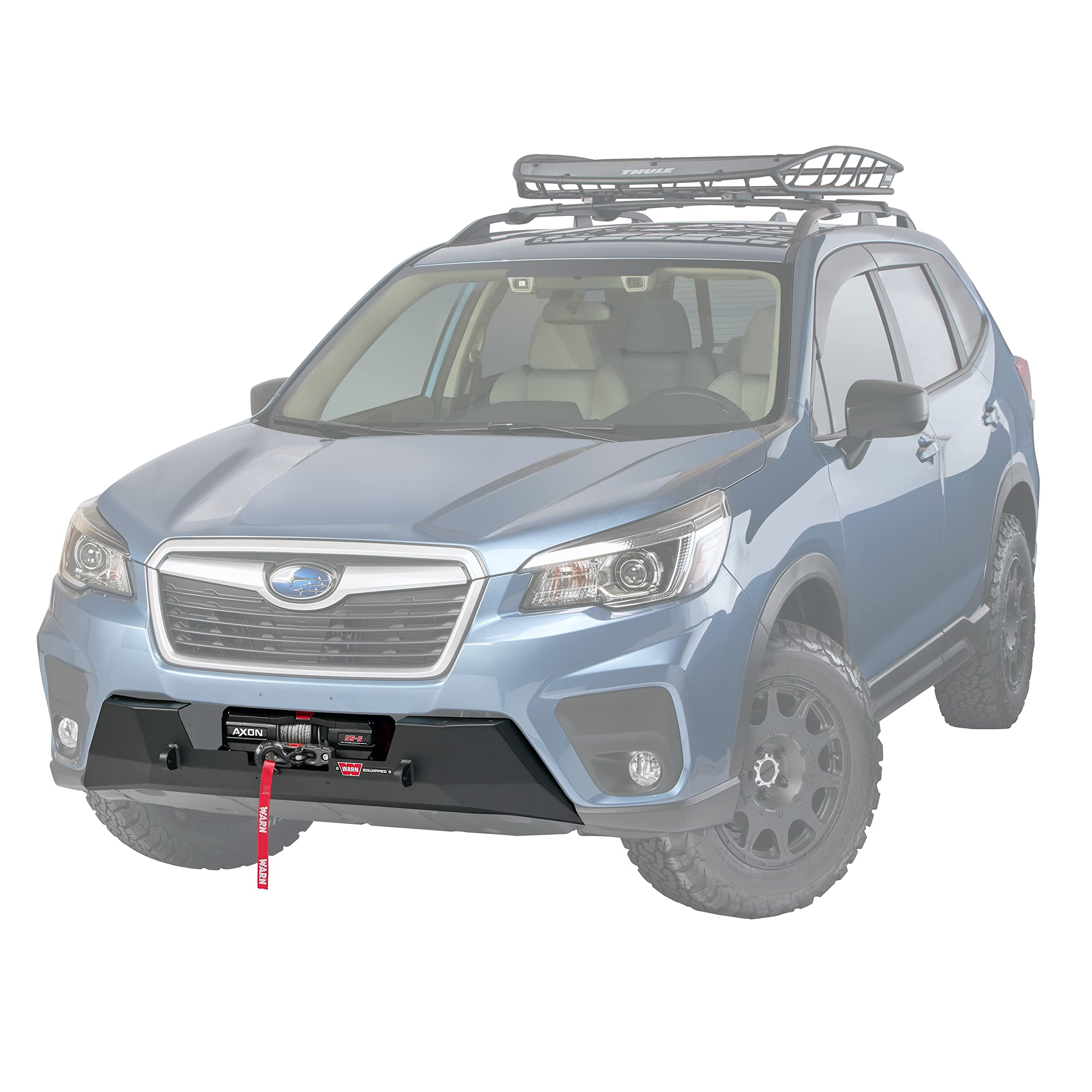 Semi-Hidden WARN 106413 Winch Mounting Kit, Fits: Subaru Forester (2019+)