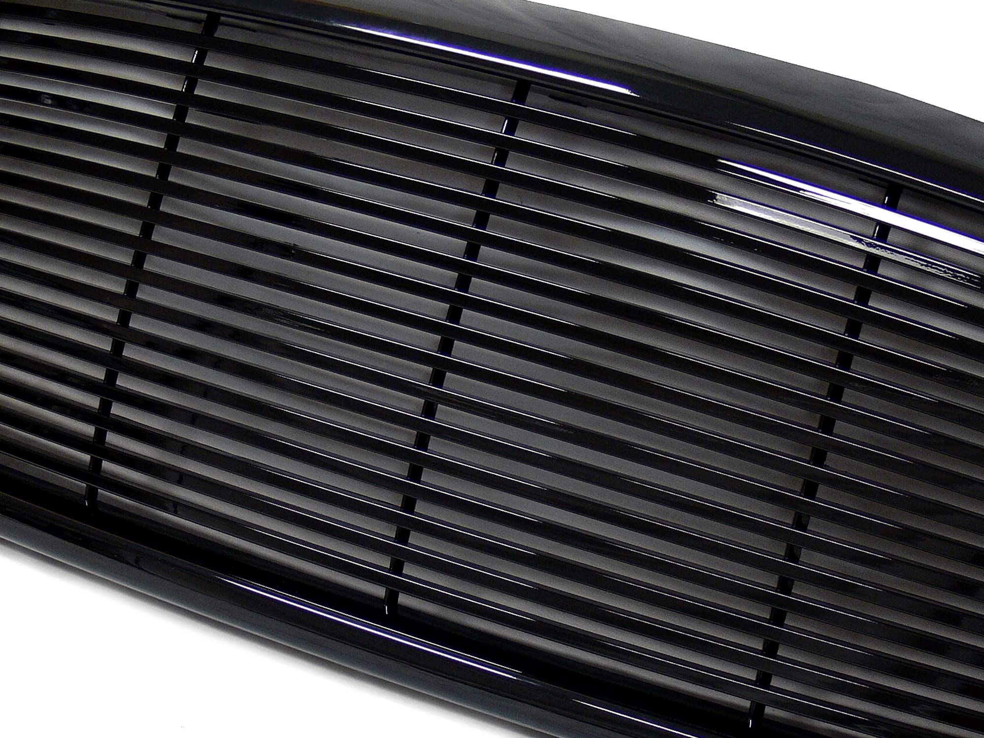 7147812 Armordillo USA Horizontal Front Hood Grille - Gloss Black Fits 2002-2005 Dodge Ram 1500