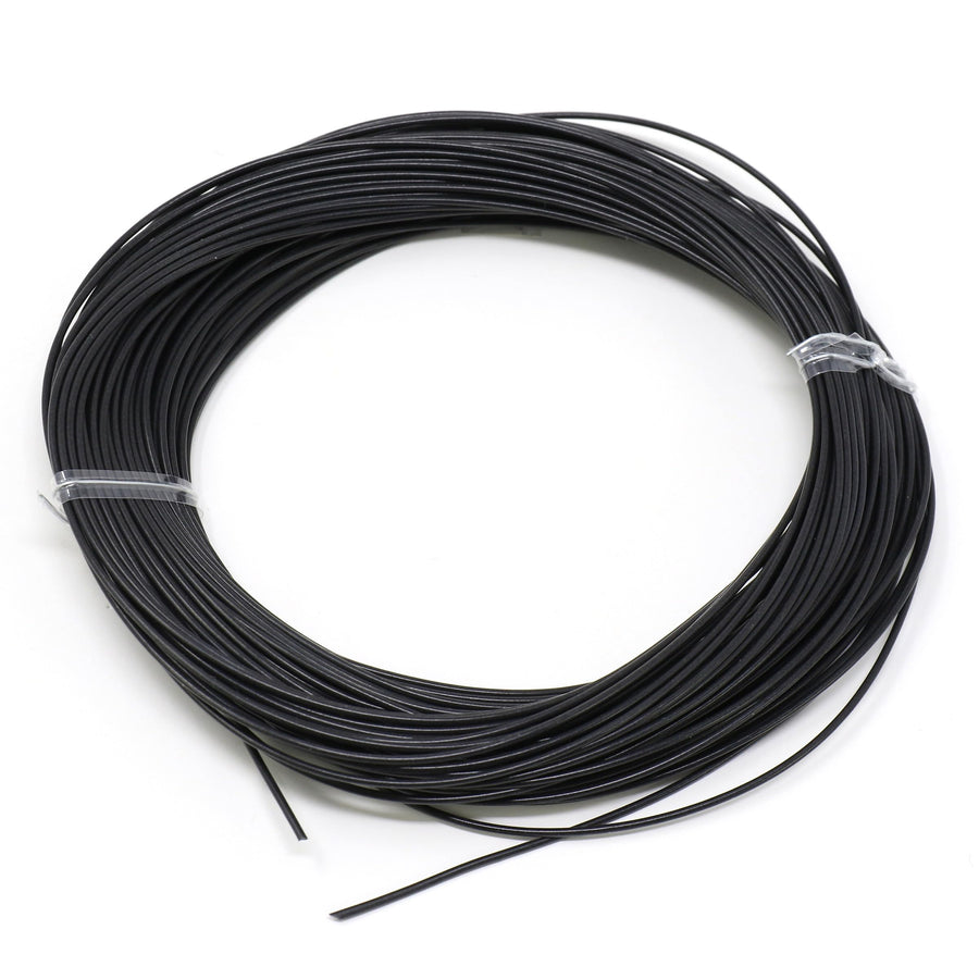 Rattle Reel Line CLAM 15598 (Black) - 75 Feet