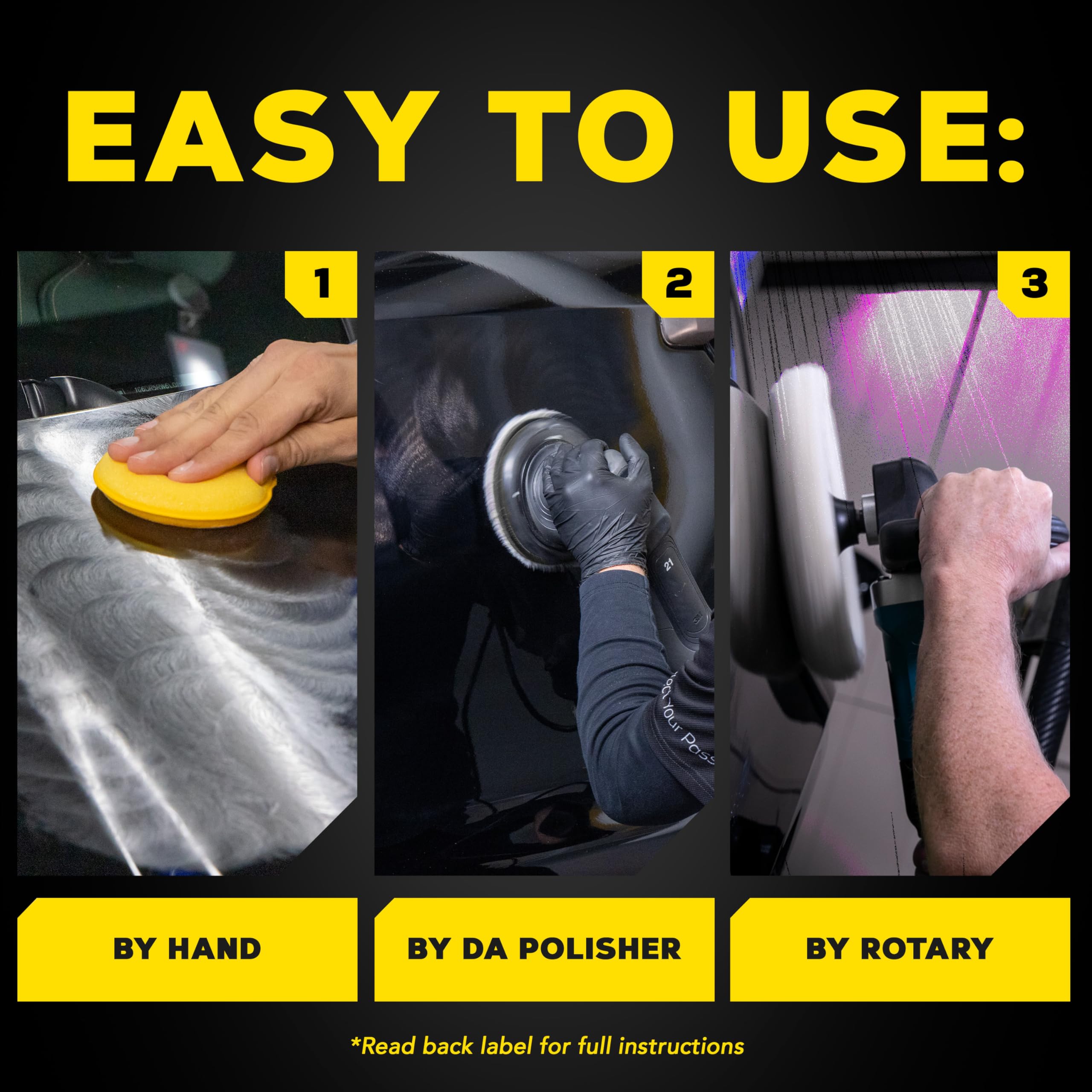Meguiar's M200 Pro Speed Polish, User-Friendly Extremely Professional Car Polish for Light Defect Removal, Easy Polishing While Creating a High-Gloss Finish to Make Your Car Shine, 32 Oz