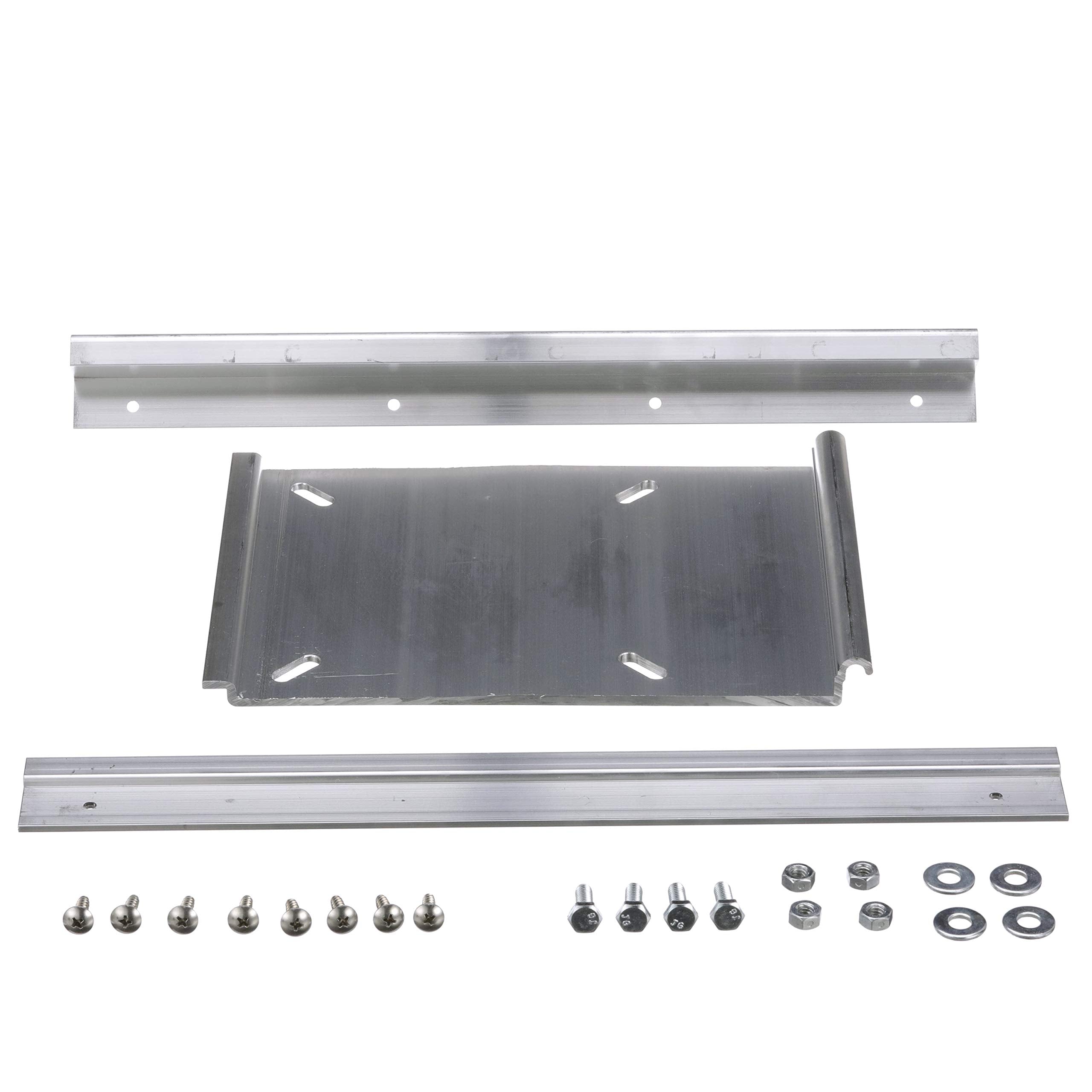 Attwood Tilt-N-Slide SP-15900 Seat Mount Set, Bench Style Seat Plate on 15-Inch Rails, Strong Durable Aluminum Construction