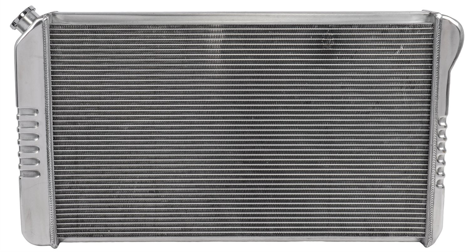 68-72 A-Body Radiator AT Dual 12in Fan Kit, Silver COLD - CASE (GMA42AK)