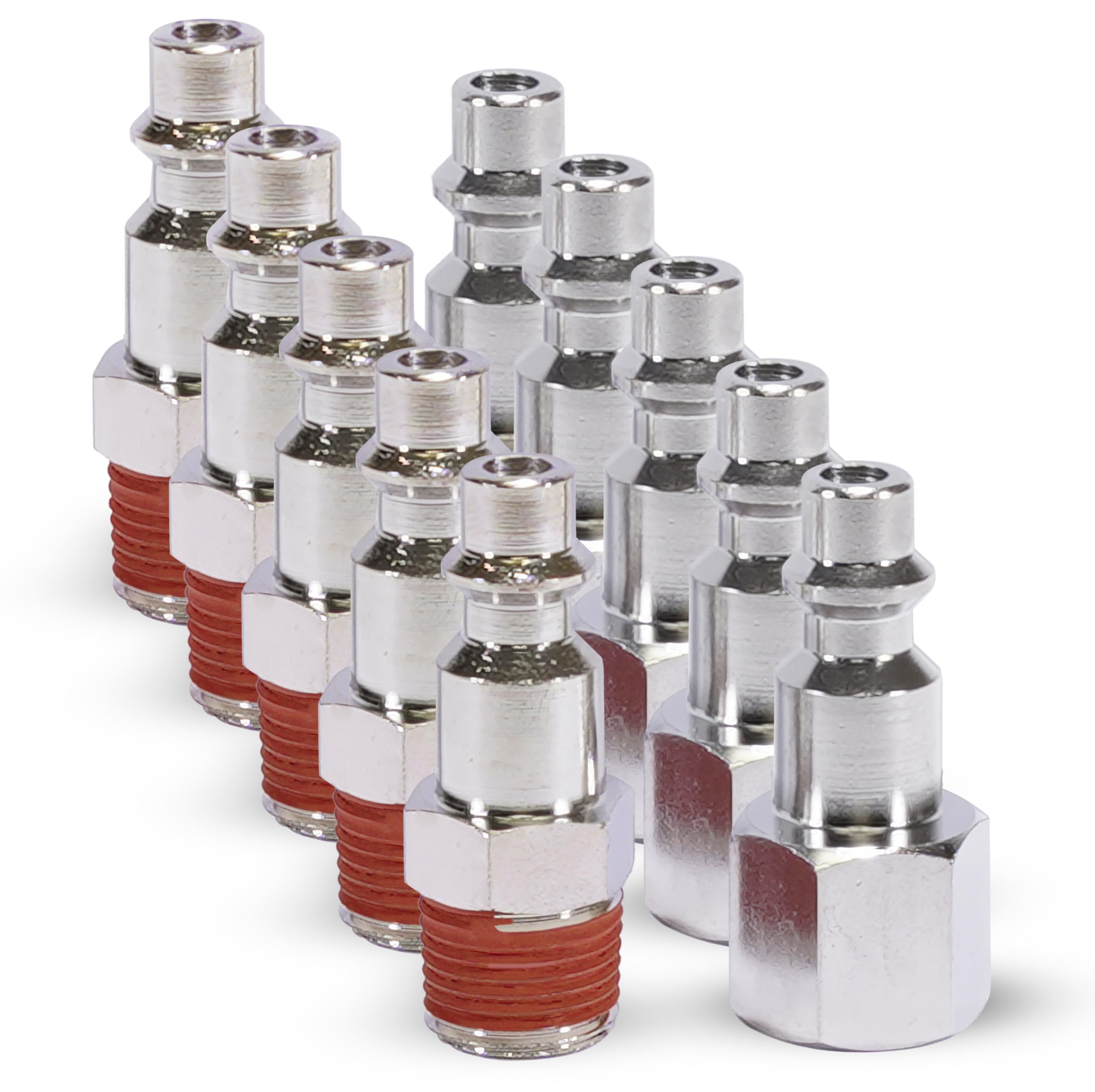 Quick Connect 1/4" M Studs (5) & F (5) - 10PCS