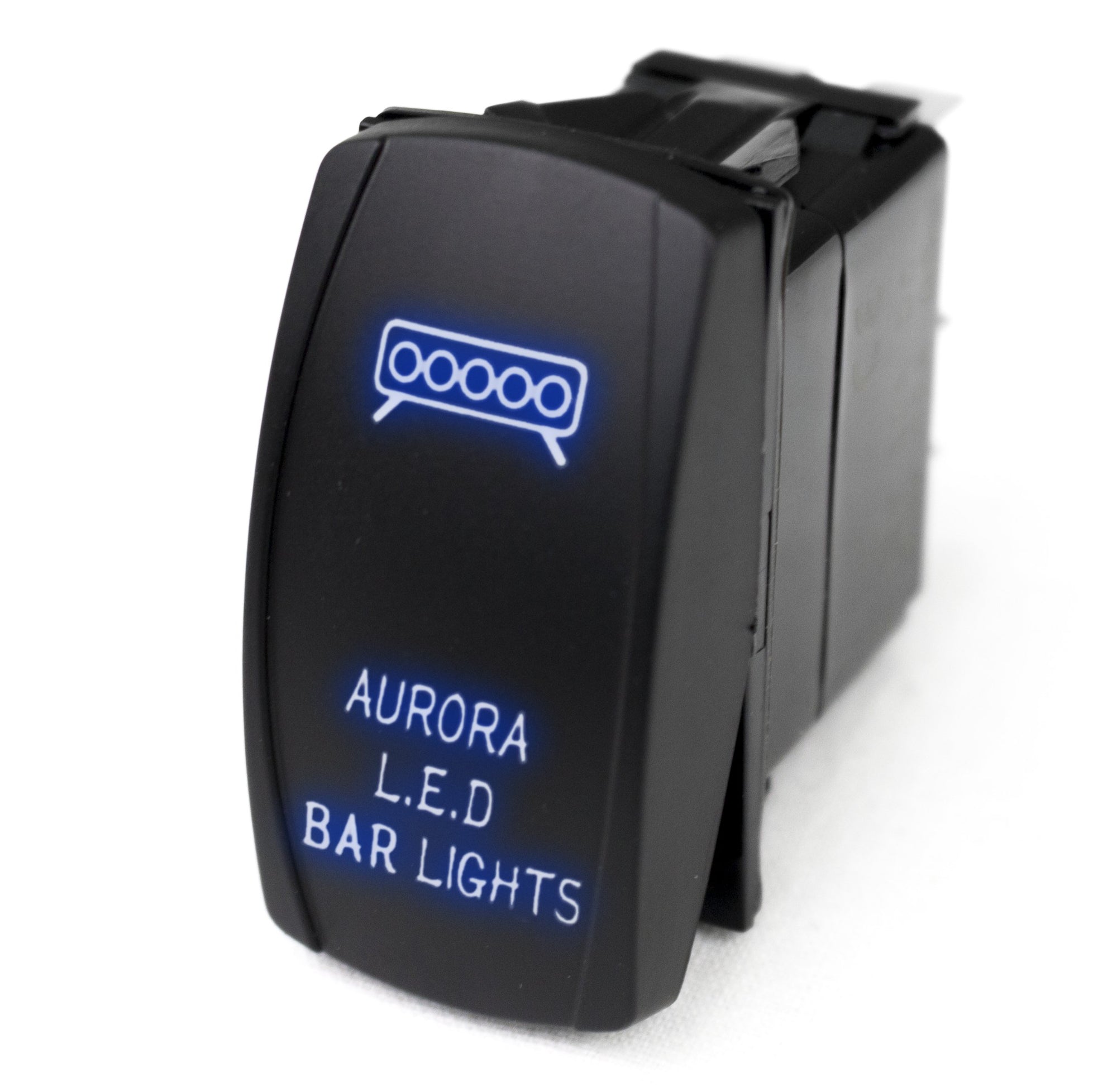Rocker LED Switch w/Blue LED Radiance