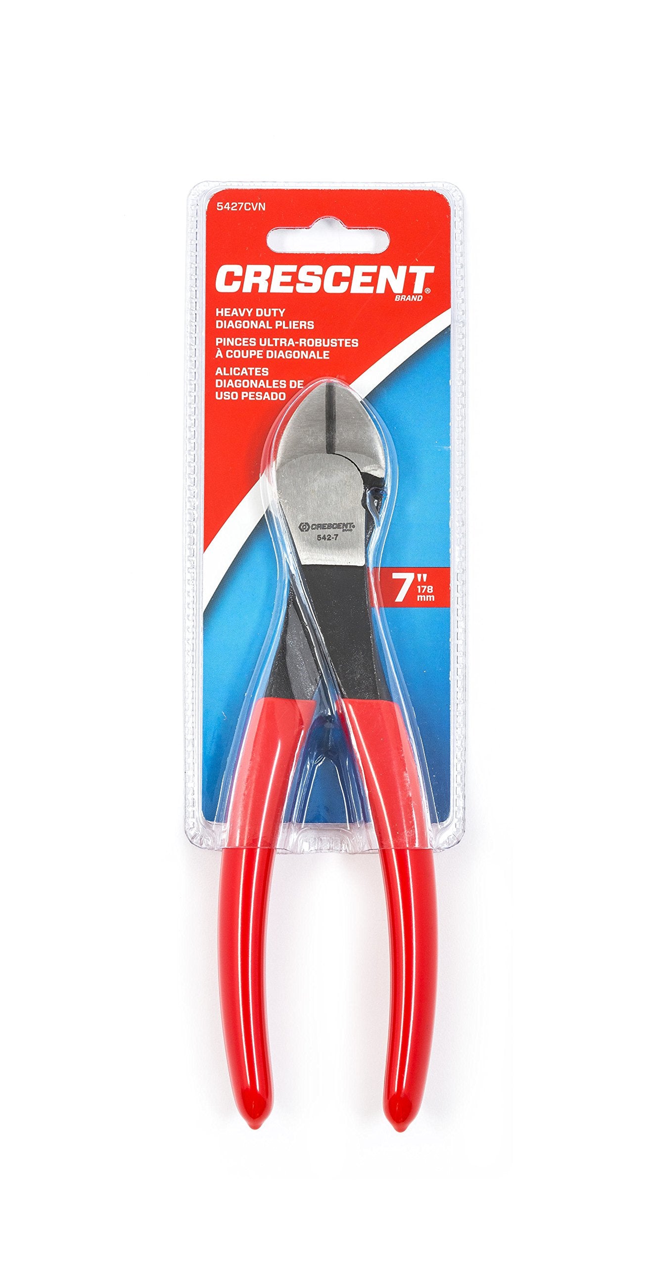 Crescent 7" Heavy-Duty Diagonal Cutting Pliers 5427N - Bagged
