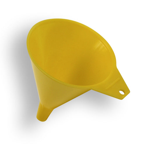 32833 Funnel King 8 Oz Polyethylene Economy Funnel-Yellow, Multi