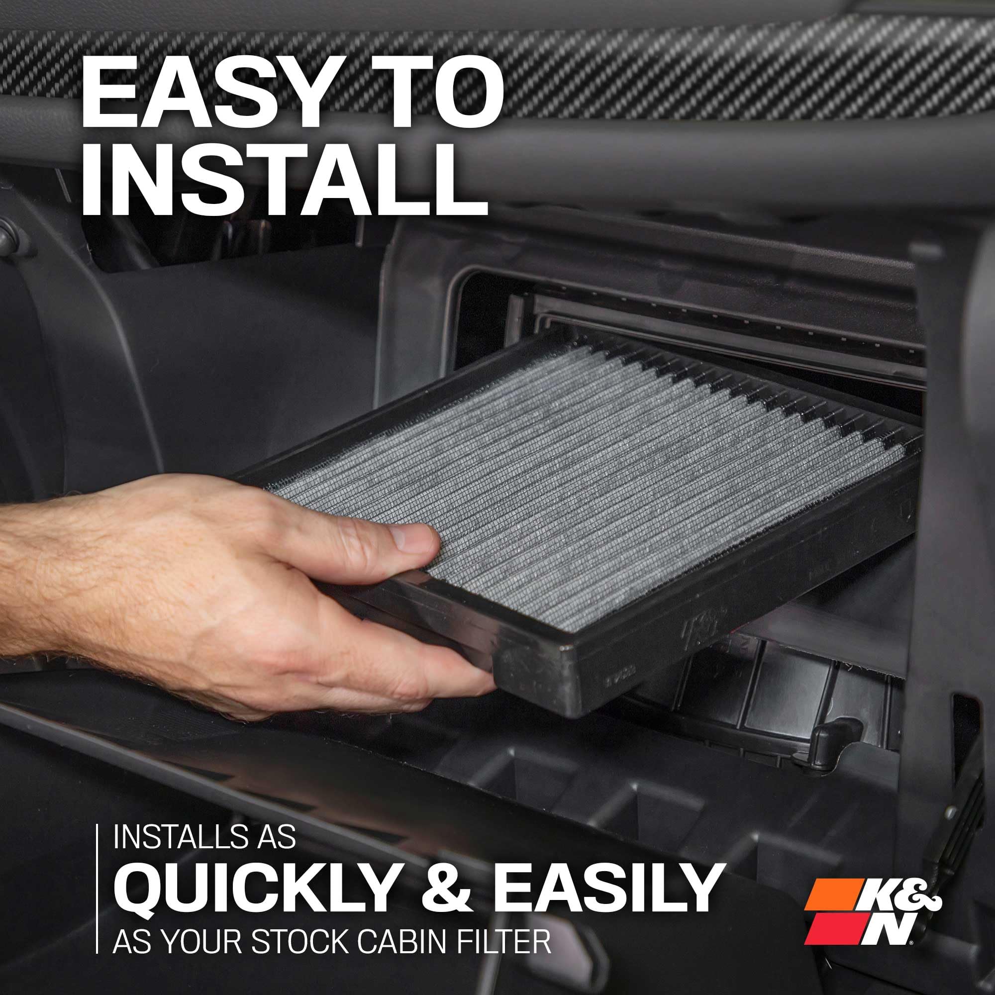 Cabin Air Filter K&N LIFETIME: Premium, Washable, Clean Air for your Cabin: Compatible with 2006-2024 DAIHATSU/Jaguar/Land Rover/Lexus: (See Producr Descriptions for Select Models), VF2000