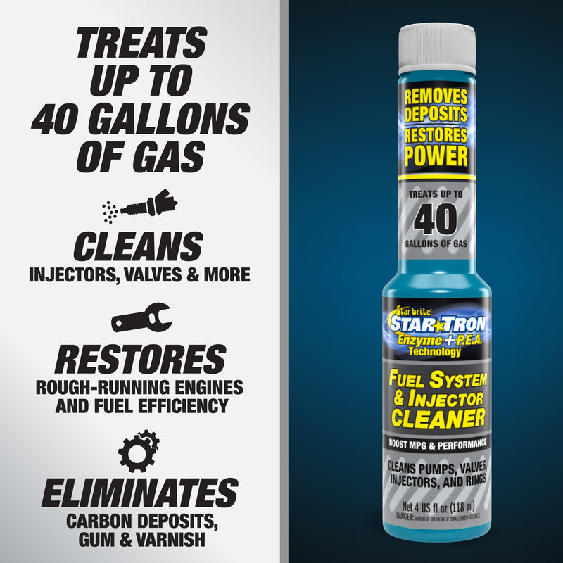 Star Tron 096604 Fuel System and Injector Cleaner - 4 oz. STAR BRITE