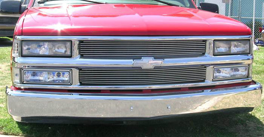 T-Rex Grilles 1994-1998 Silverado, T-Rex 94-99 Suburban, Tahoe Billet Grille, Polished, 2 Pc, Insert - PN #20045