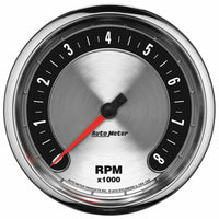 Auto Meter American Muscle 1299 5" 10,000 RPM Tachometer Gauge