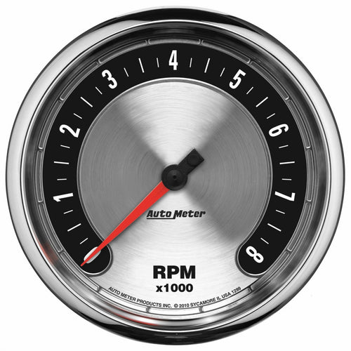 Auto Meter American Muscle 1299 5" 10,000 RPM Tachometer Gauge